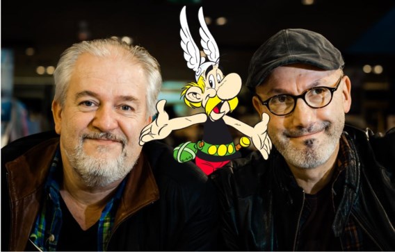 Didier Conrad en Jean-Yves Ferri, de nieuwe tekenaar en de nieuwe scenarist van Asterix.