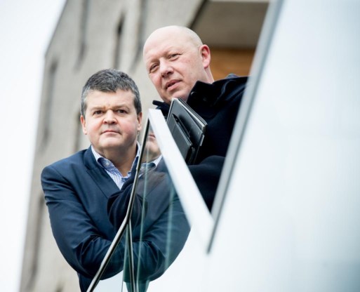 De Mechelse burgemeester Somers (Open VLD) en zijn Vilvoordse evenknie Bonte (SP.A).