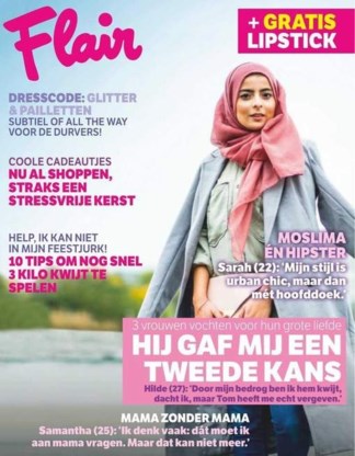 Flair plaatst voor het eerst moslima op cover