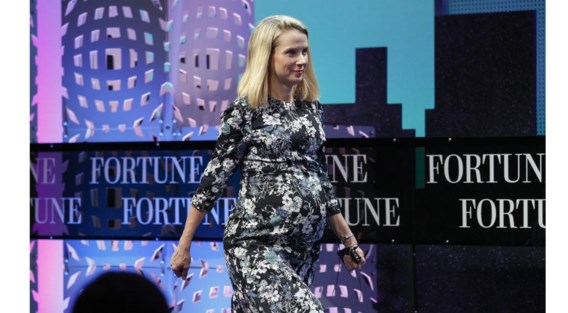 Een dag in het leven van Marissa Mayer: van strategische koerswijziging naar bevallen van een tweeling.