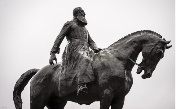 Het monument van Leopold II op het Troonplein in Brussel.