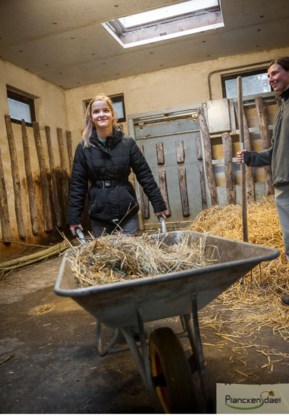 De twaalfjarige Ava, die al sinds haar geboorte een fan is van neushoorns, ging al eens helpen in de zoo van Planckendael.