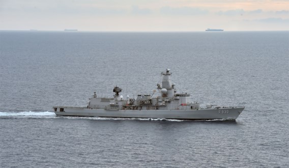 Het fregat Leopold I is momenteel op missie in de Middellandse Zee. 