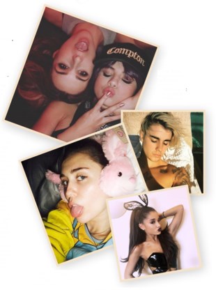 Selena Gomez, Miley Cyrus, Justin Bieber en Ariana Grande: via Instagram zit je de celebrity’s het dichtst op de huid.