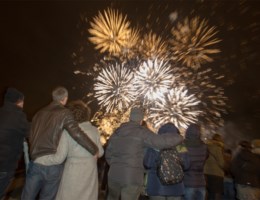 Vuurwerk lokt 75.000 toeschouwers in Antwerpen