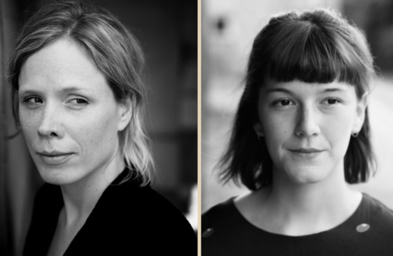 Ruth Lasters en Charlotte Van den Broeck, de twee laureaten.