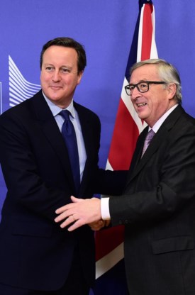 David Cameron en Jean-Claude Juncker.