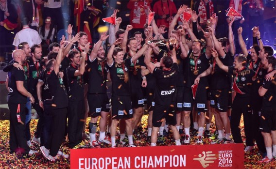 Duitsers tweede maal Europees kampioen handbal