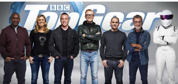 Rory Reid, Sabine Schmitz, Matt LeBlanc, Chris Evans, Chris Harris en Eddy Jordan.