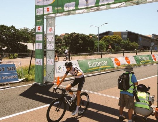 Jaco Venter (Team Dimension Data) is Zuid-Afrikaans kampioen op de weg