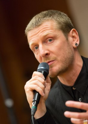 Piet Goddaer bij de voorstelling van ‘Paramount’.