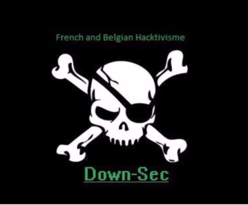 Zo maakt DownSec. duidelijk dat een site gehackt is.