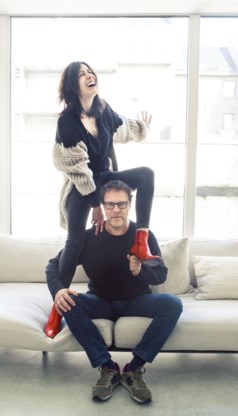 Tom Lenaerts en zijn zakelijke partner Kato Maes.