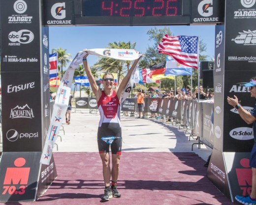 Tine Deckers wint Ironman 70.3 van Puerto Rico