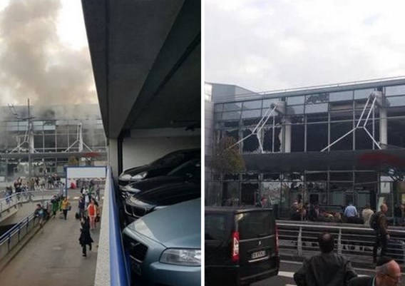 FOTO: de ravage in Zaventem