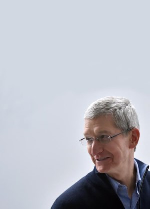 Cook treedt stilaan uit de schaduw van Steve Jobs.