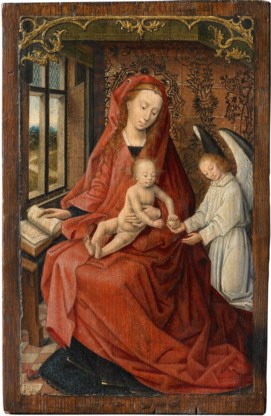 Madonna met kind en engel, een werk met een verleden.