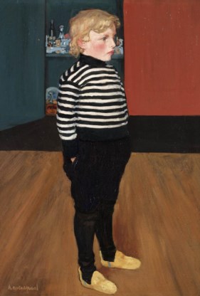 ‘Charles met gestreepte trui’, ca. 1898: Evenepoels portret van zijn zoontje.