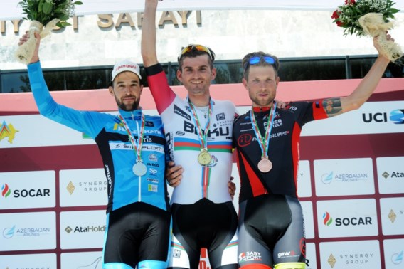 Maksym Averin sprint naar zege in tweede etappe Ronde van Azerbeidzjan