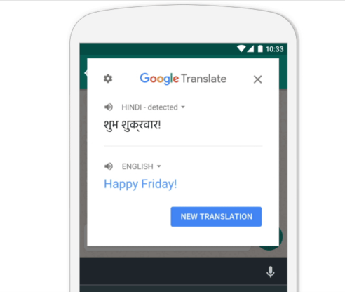 Google Translate vertaalt voortaan rechtstreeks in andere apps