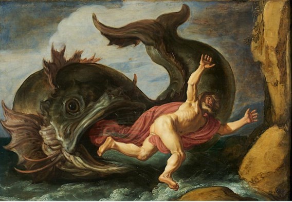 ‘Jona en de walvis’, door Pieter Lastman, 1621.