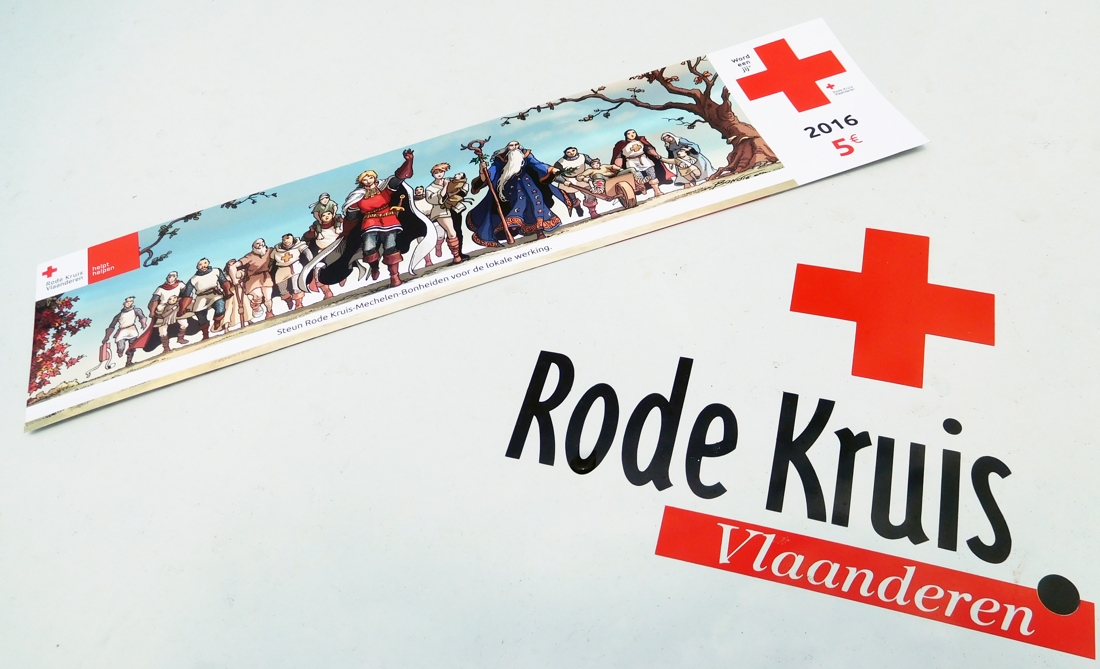 Rode Kruis haalt 2,85 miljoen euro op met stickeractie - De Standaard