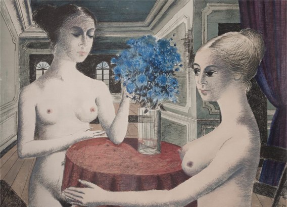 ‘De stilte’, een kleurenlitho uit 1972.