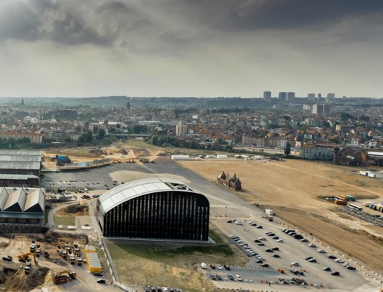 Het gebouw van Leefmilieu Brussel op Tour & Taxis.
