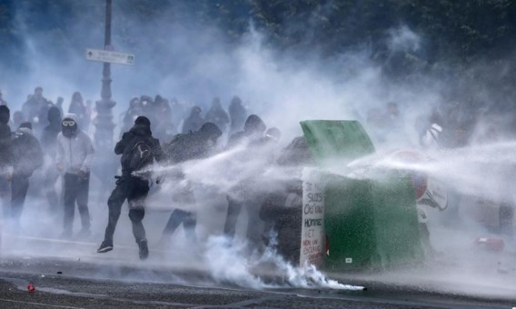 Uit angst voor nieuwe rellen werd de demonstratie van vandaag aanvankelijk nog verboden