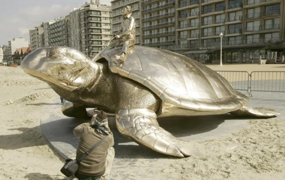 De schildpad van Jan Fabre, misschien wel hét uithangbord van Beaufort.