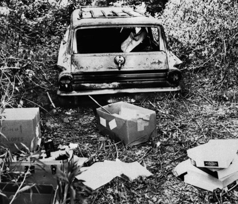 <p>Archiefbeeld (juni 1964) van de wagen waarmee de drie vermoorde studenten zich verplaatsten.<span class="credit">ap</span></p>