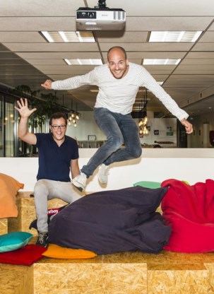Louis Jonckheere (l.) en Pieterjan Bouten: ‘De dag dat we veel geld verdienen, zullen we daar nieuwe dingen mee creëren.’