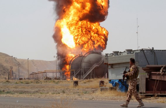IS steekt olie- en gastanks in brand in Irak