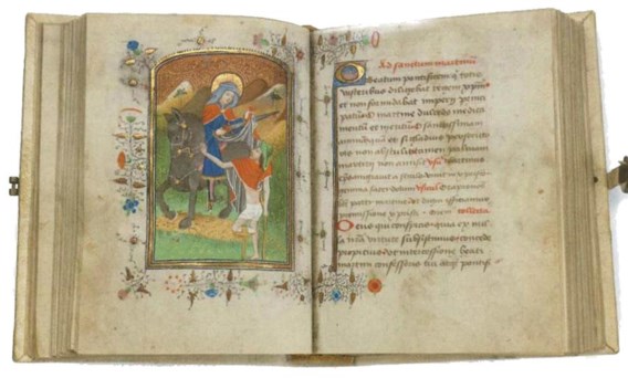 De nieuwste aanwinst van de Brugse bibliotheek: een piepklein boekje uit 1430 met miniaturen.