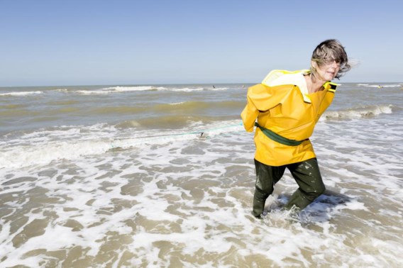Hilde Goossens haalt de buit binnen.