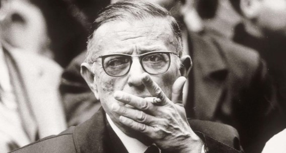 Jean-Paul Sartre: ‘De mens is vrij’.