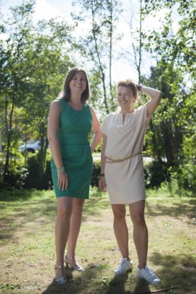 Veerle Simoens (links) en Barbara Stevens.