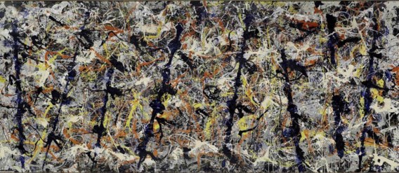 Jackson Pollock ‘Blue poles’, 1952.