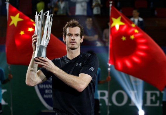 Andy Murray triomfeert voor de derde keer in Shanghai