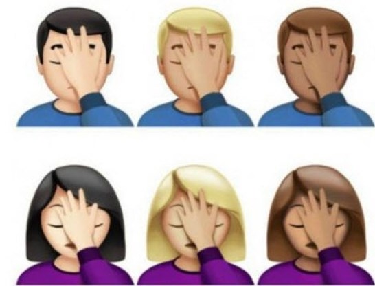 ‘Facepalmen’ kan voortaan ook in emojivorm