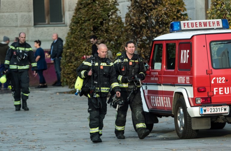 Brand aan dak Oostenrijks parlement