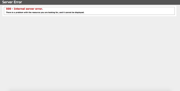 Website om naar Canada te verhuizen crasht
