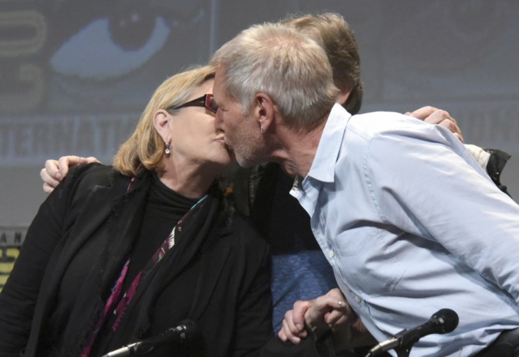 Carrie Fisher schrijft over affaire met Harrison Ford