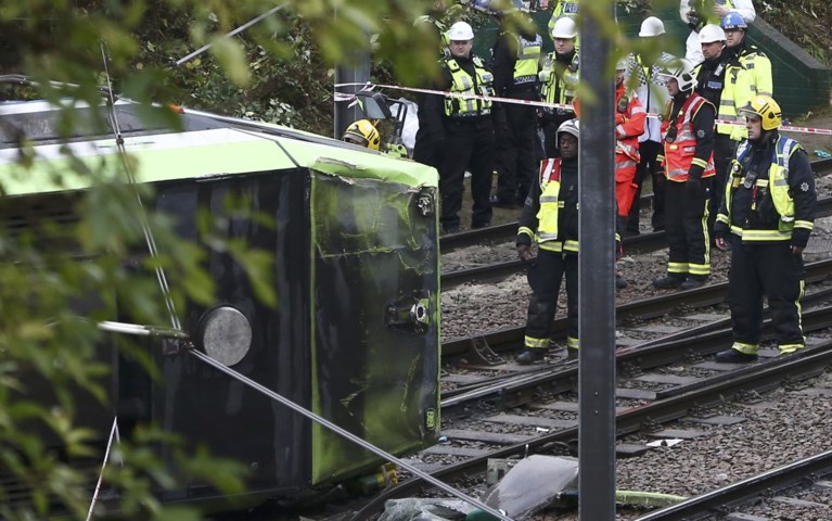 Ontspoorde Londense tram reed meer dan drie keer te snel