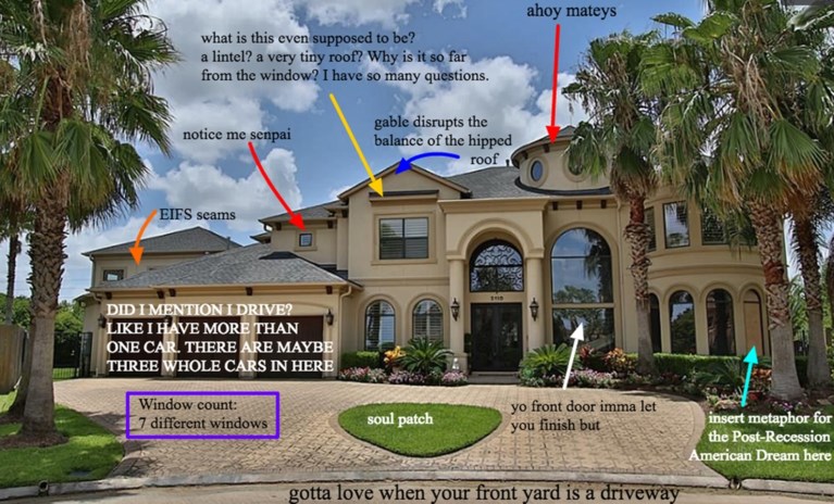 Blogster fileert lelijke Amerikaanse huizen