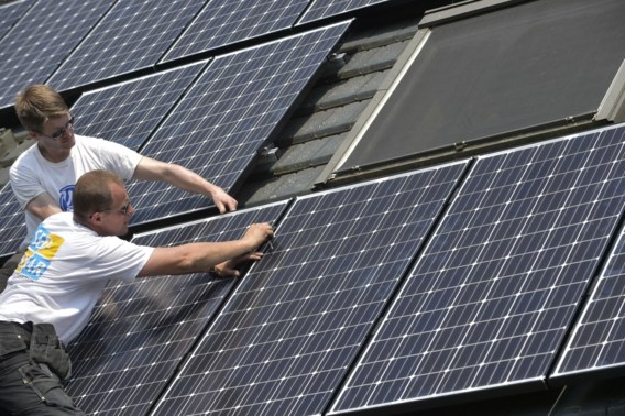 Vlaanderen wereldkampioen zonne-energie