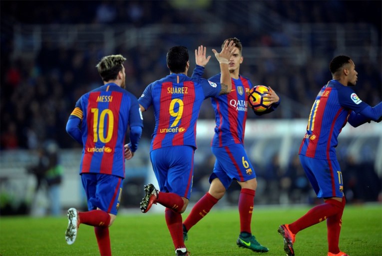 PRIMERA DIVISION. Invaller Carrasco trefzeker, Barça laat punten liggen