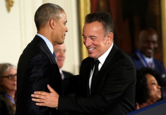 Bruce Springsteen geeft intiem afscheidsconcert voor Obama 
