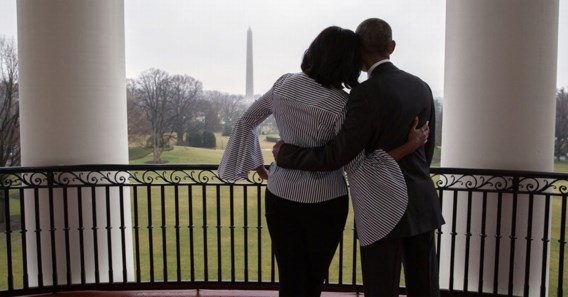 Michelle Obama deelt laatste wandeling door Witte Huis