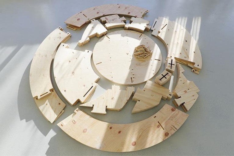 We zijn te verzot op deze bolvormige Ikea-binnentuin